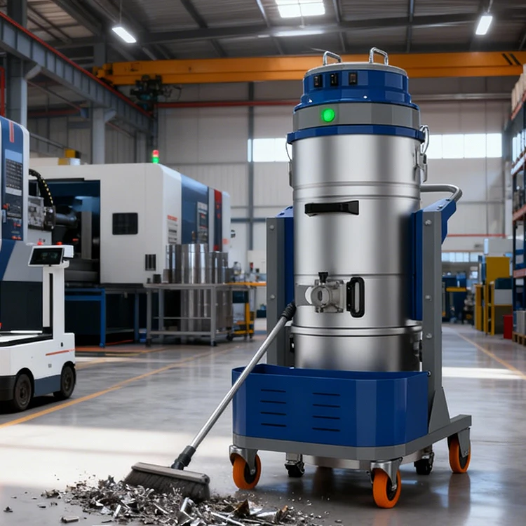 

Высокопроизводительный промышленный пылесос из нержавеющей стали большой мощности, 100 л, для сбора промышленной пыли