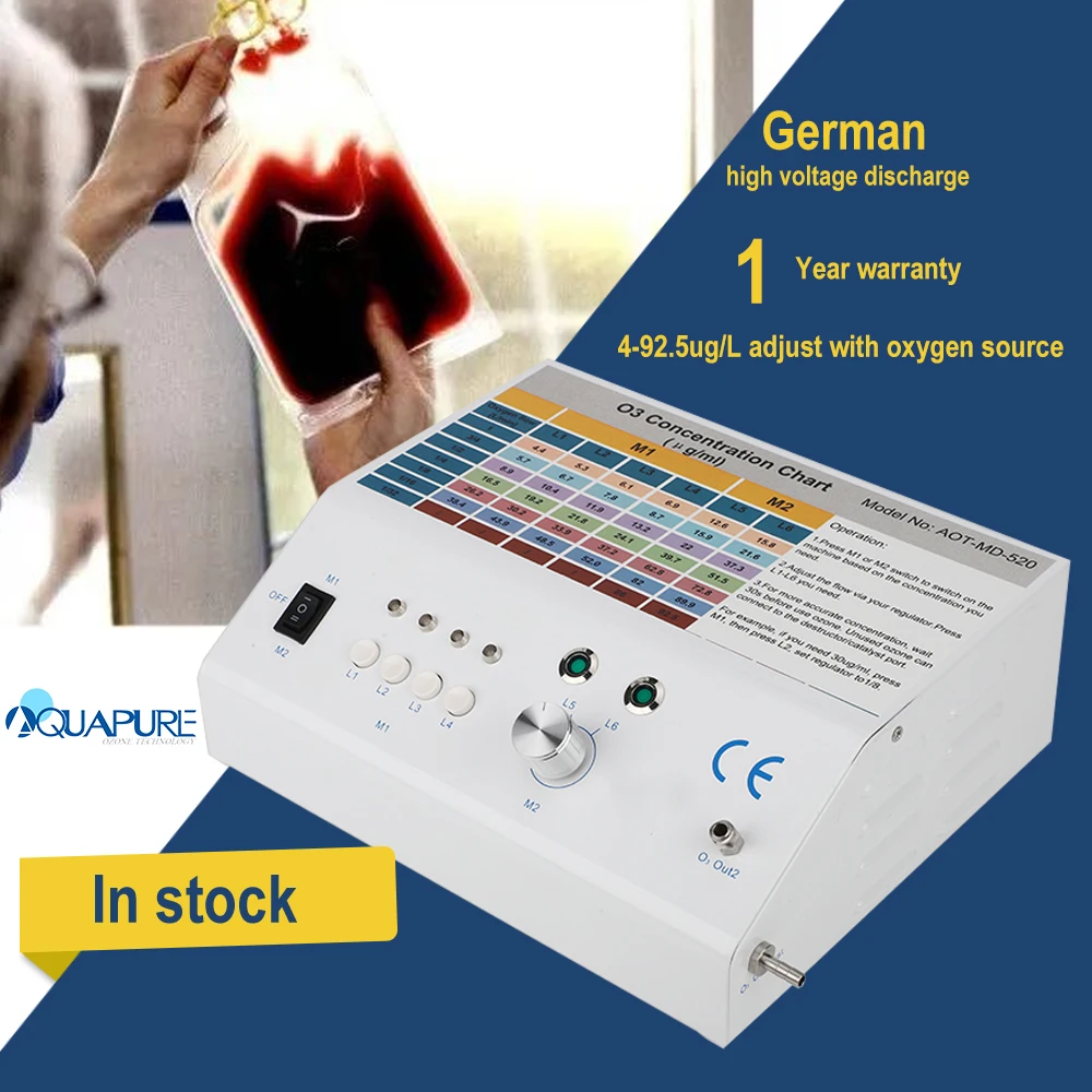 Latest Technology Patent Design Digital CE 2-108ug/ml Medical Ozone Generator For Hospital Therapy