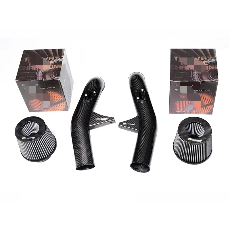 

Automotive Engine System Dry Carbon Fiber Cold Intake System Suitable For Nissan GTR R35 3.8TT Cold Intake System