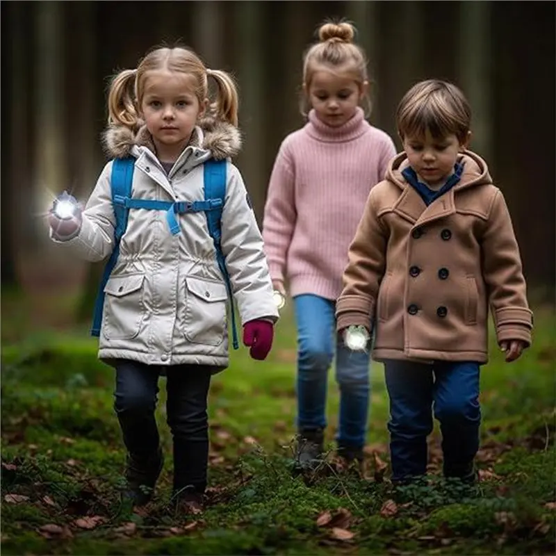 FAST-Kids Rechargeable Flashlights 2 Pack- Cute Silicone Shark& Crocodile Torch, Ideal Camping Gift For Boys Girls