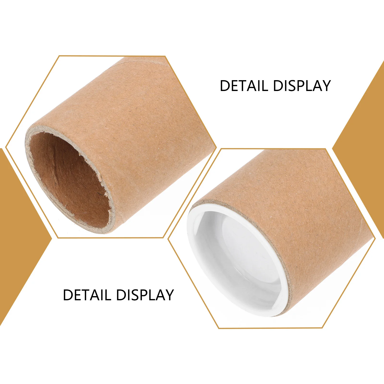 Scatola cilindrica per tubo di stoccaggio per pittura calligrafica da 10 pezzi per distici di Capodanno Confezione regalo Pratica carta d'arte cinese