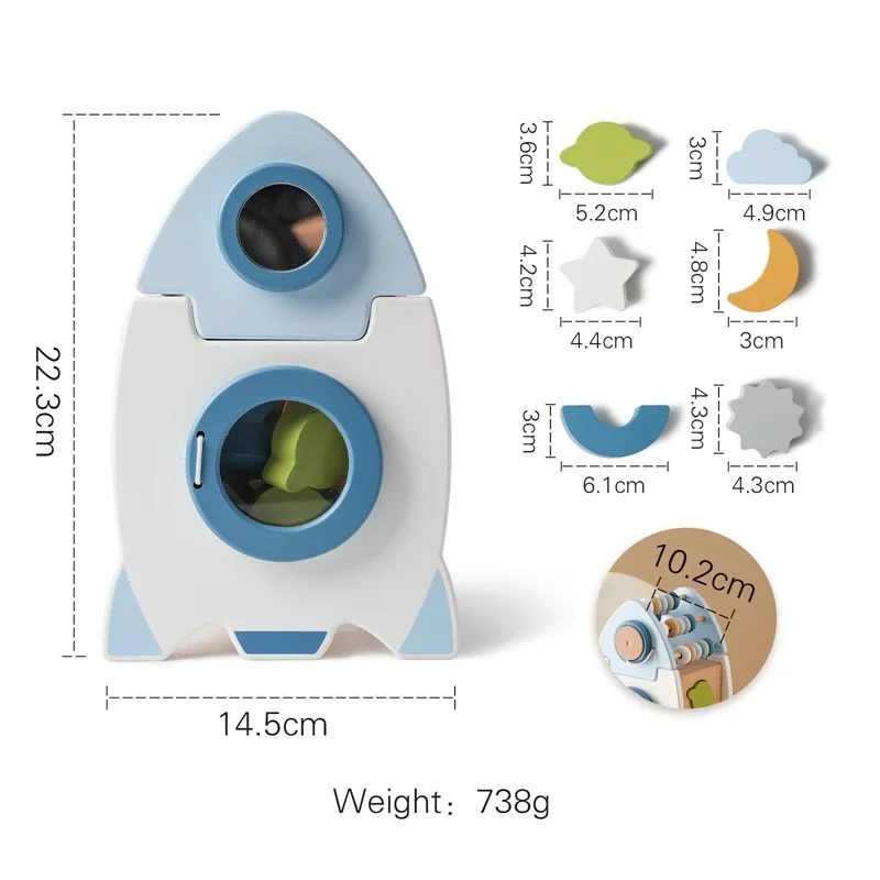 子供のための木製の置物のおもちゃのセット,5 in 1,ビルディングブロック,星の形,人造おもちゃ,赤ちゃん,ビーズ,モンテッソーリ,早期教育玩具,ギフト