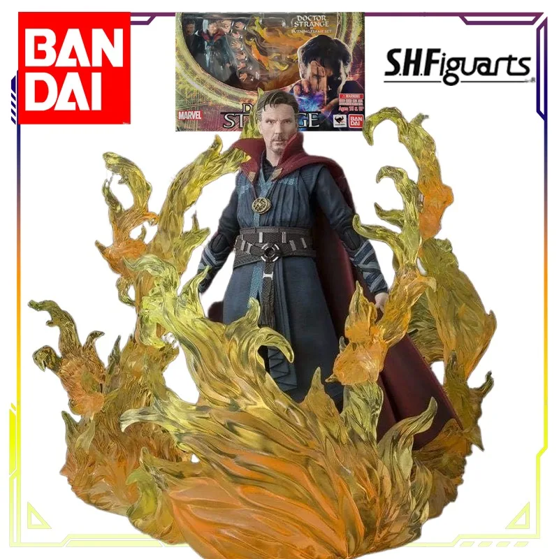 

BANDAI Original S.H.Figuarts Series Doctor Strange and Golden Flame Set Anime Action Figure Model Toys Ornaments Gifts Fo Boys