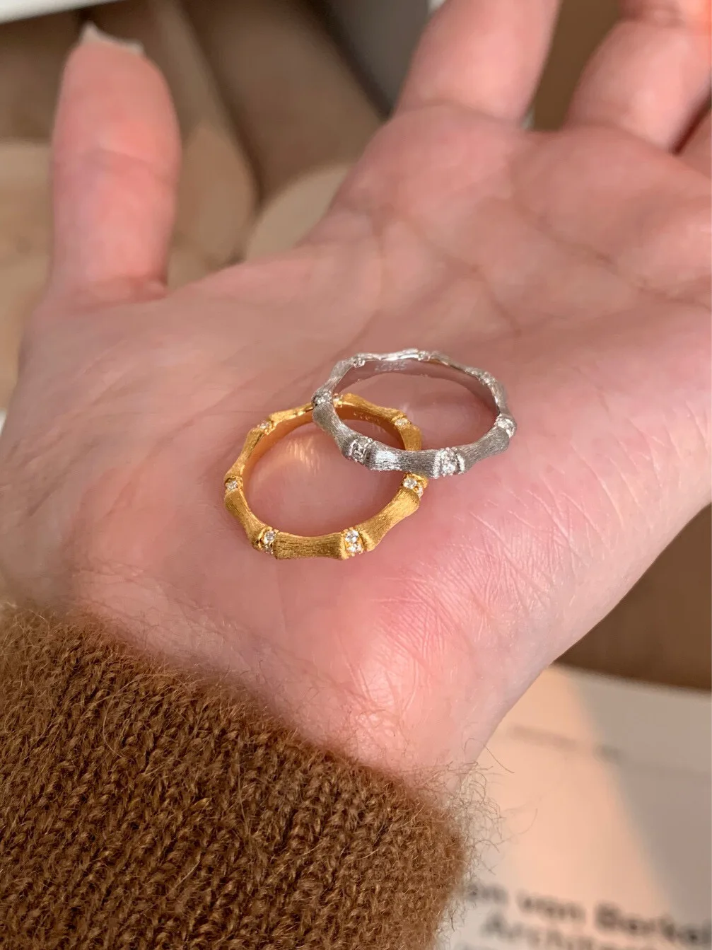bague-en-argent-sterling-s925-motif-nœud-de-bambou-surface-mate-style-minimaliste-accessoire-de-mode-pour-hommes-et-femmes