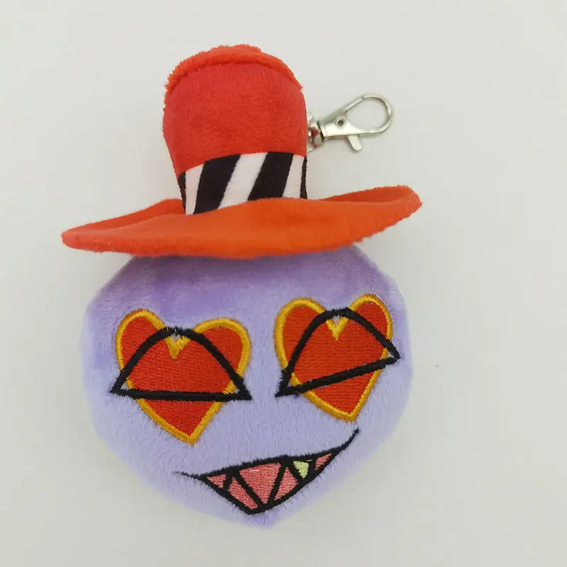 

15cm Cartoon Hazbin Hotel Blitzo Buckzo Plush Doll Couple School Bag Pendant Stolas Moxxie Fizzarolli Toy Keychain Decoration