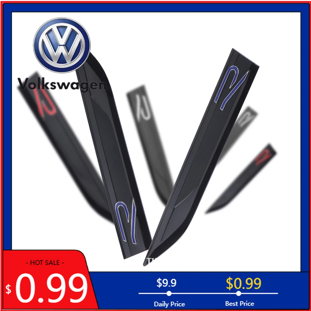

Новинка 2026: Наклейки-эмблемы на крылья (левая и правая) из АБС-пластика для Volkswagen VW R Line, GTI, Golf 5, 7, Caddy, Passat