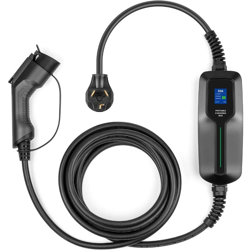 EV Charger Level 2 Portable Electric Vehicle Charging Station for Electric and Hybrid Vehicles