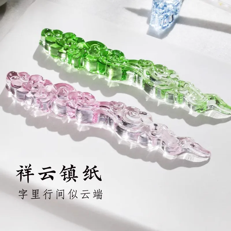 Creative Cloud Shape Paperweight Chinese Calligraphy Ink Painting Colorful Paper Weight Useful Paper Pressing Tools