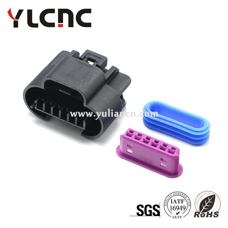 1set 6pins Automobile wire harness plug connector 15336013