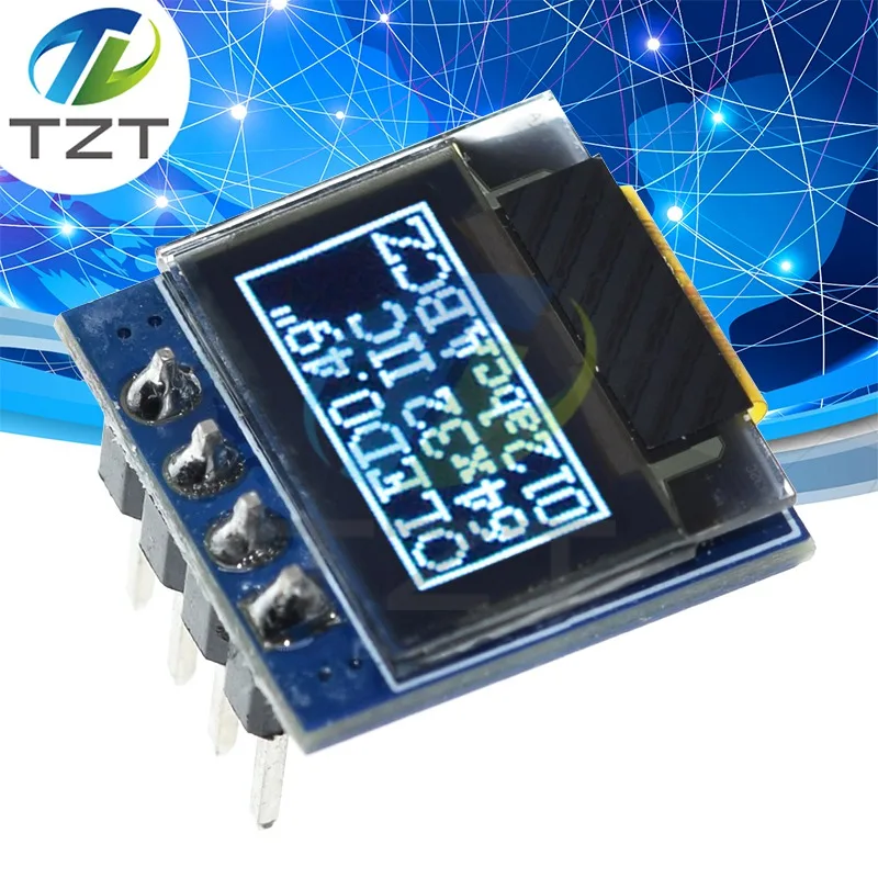 

0.49 Inch OLED Display LCD Module White 0.49" Screen 64x32 I2C IIC Interface SSD1315 Driver for Arduino AVR STM32