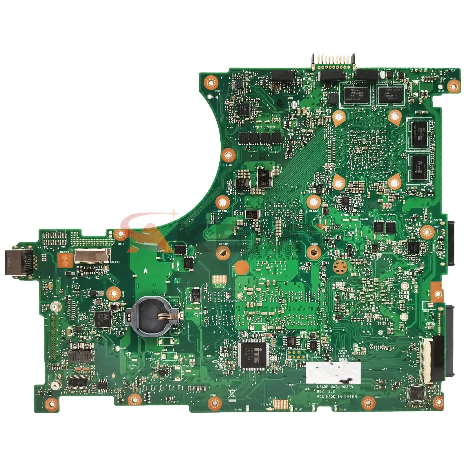 N56DP Laptop Motherboard For ASUS N56D N56DP N56DY R501DY N56DYA 60-NQOMB1002-C03 Note Mainboard AMD 216- 0834065   100 % Testarbeit