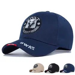 Eagle SWAT Embroidery Baseball Caps Adjustable Outdoor Sports Quick-drying Trucker Caps Sun Hats Men Women