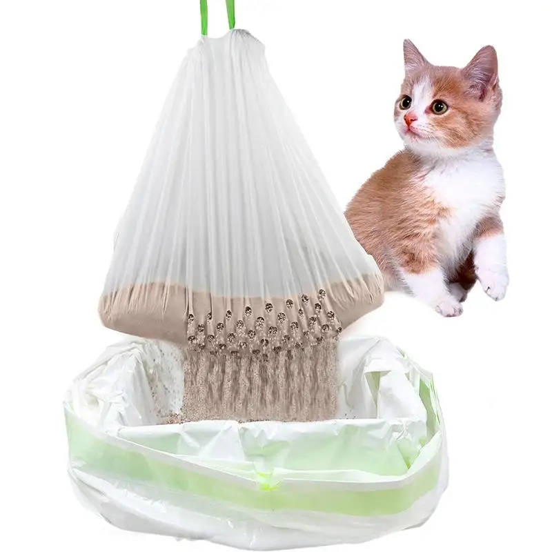 Sifting Cat Litter Bag Smooth And Tear-Resistant Litter Box Liner Super Strong Litter Sifter Bag Easy Clean Up Pet Cat Supplies