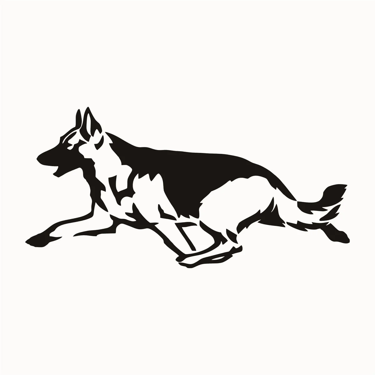 German Shepherd Dog Vinyl Decal K9 Pet Lover Waterproof Sticker Window Door Animal Decoration for Toyota Kia VW Dacia Ford HONDA
