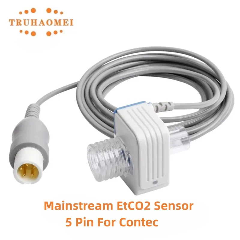 Mainstream EtCO2 Sensor Capnograph CO2 Module For Monitor Philips Mindray Comen Contec Yonker Bionet Nihon Kohden Zoll BLT