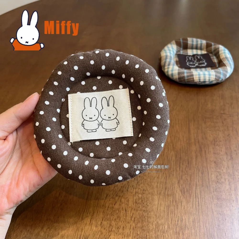Kawaii Miffy Coaster Cute Cup Mat Padded Fabric Heat Resistant Insulation Placemat Table Decor Coffee Mug Pad Photo Prop Gift view 2