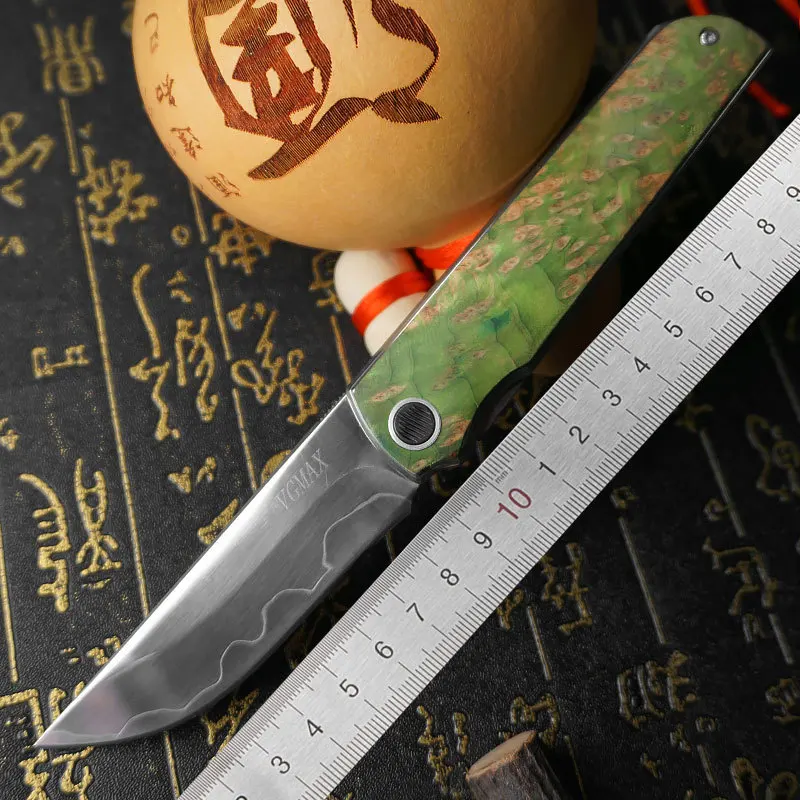 

Портативный карманный нож для улицы, ручка Cliff Cypress, высококачественная сталь VGMAX, EDC, острый инструмент для выживания в кемпинге, охоте