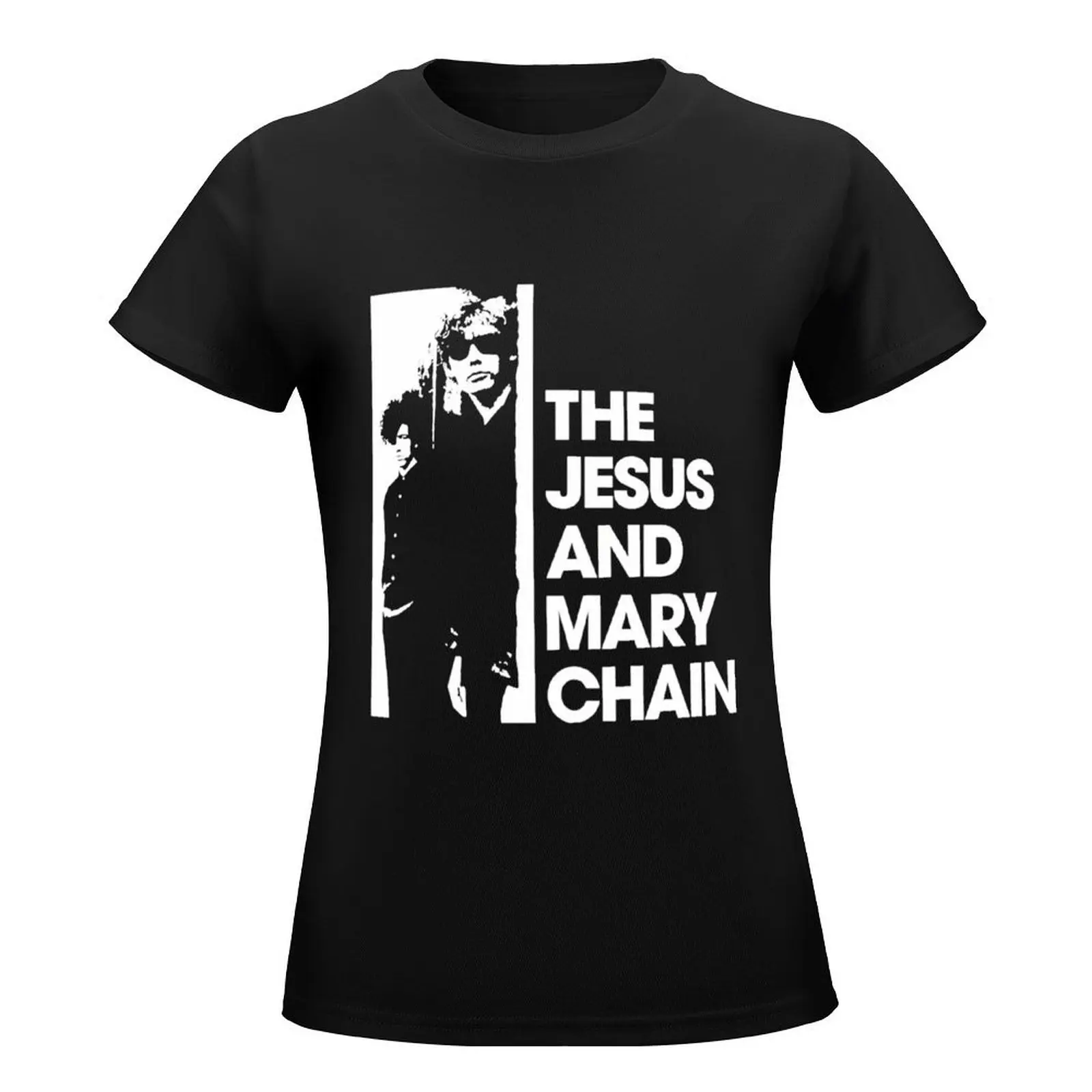 Bluza z JAMC Jesus i mary chain czarna estetyczna odzież t-shirt dla kobiet