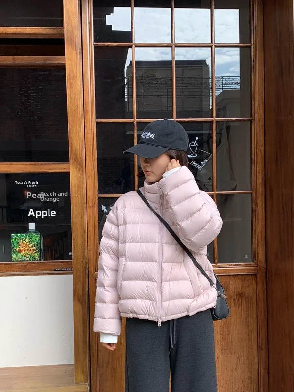 

Корейская женская хлопковая куртка 2025: Новая модная повседневная очень пышная утепленная верхняя одежда с эффектом утяжки и низкой насыщенностью цвета