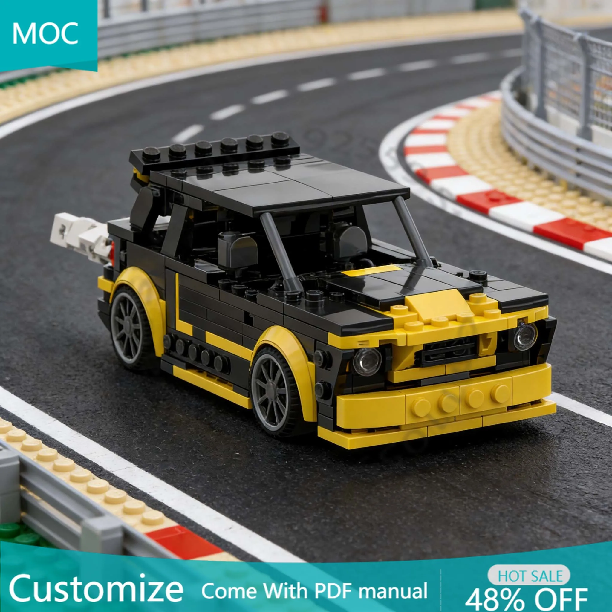 

366 PCS Build Your Dream Car Rocket League Fennec (76924 alt) MOC Customize Modular Building Block Design DIY Holiday Toy Gifts