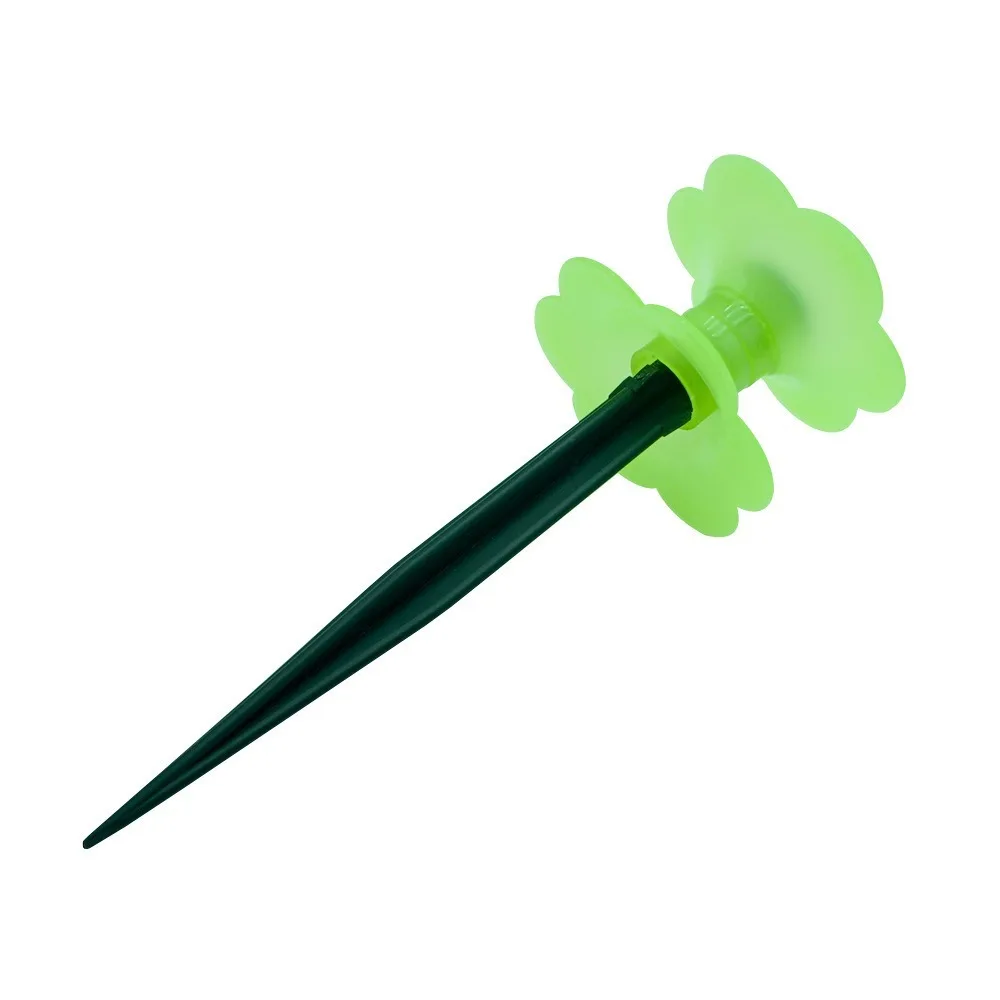 Flower Shaped Garden Hose Guide Labor-Saving Directional Protection Hose Holder Plastic Hose Guide Spike Watering