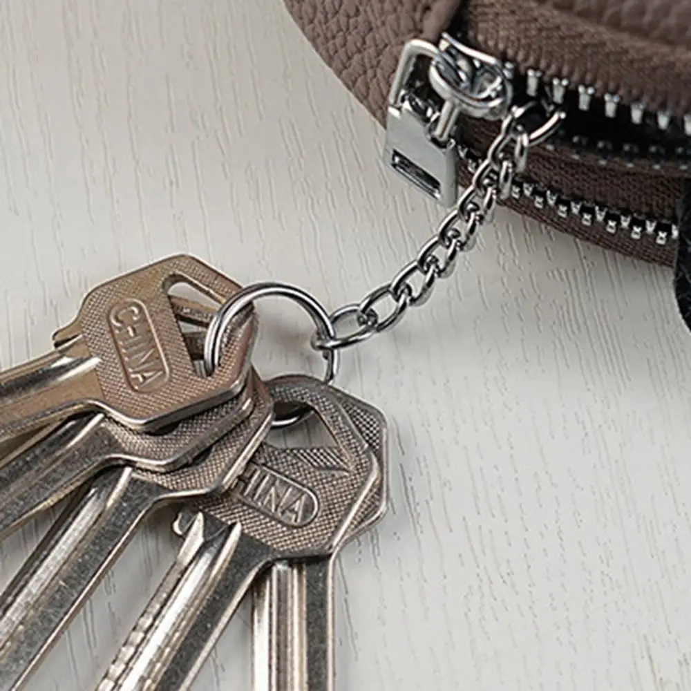 المحمولة طبقة مزدوجة الإبداعية الباندا المحفظة البسيطة بلون سستة محفظة نسائية للعملات المعدنية سماعة الحقيبة مخلب العنصر الصغير حقيبة المرأة #4