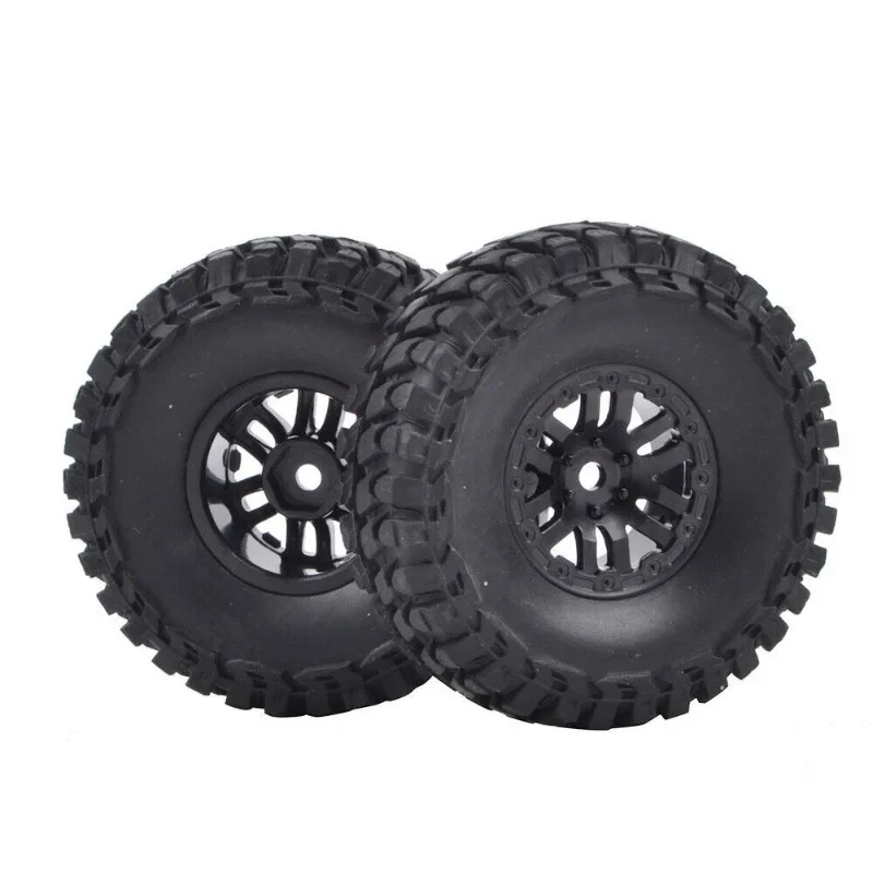 4個入り RC 1.0インチ タイヤ＆ホイール ラバークローラータイヤ 1/24 1/18 RCクローラーカー Axial SCX24 C10トラック FMS FCX24 TRX4M用