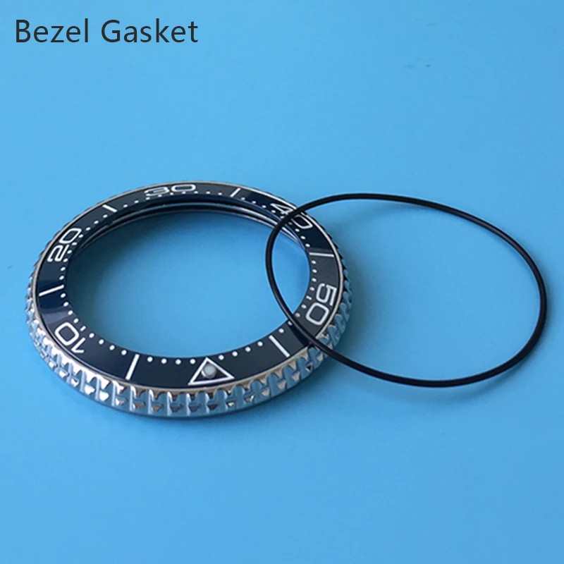 10 قطعة ساعة العلبة الخلفية الحافة جوانات ختم مطاط مقاوم للماء البلاستيك O-حلقة SKX007 اكسسوارات قطع غيار وزارة الدفاع استبدال