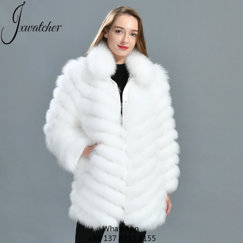 

Оптовая продажа: Зимнее пальто-кардиган из натурального меха лисы, с длинными рукавами-фонариками, двустороннее, из гладкого 100% шелка, женское, длинное, из натурального меха, 2022 год