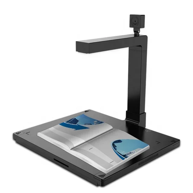 2026 High Speed Auto Focus A4 Dual 13MP 5MP Adjustable Ocr Portable Book Document Camera Scanner For Teacher
