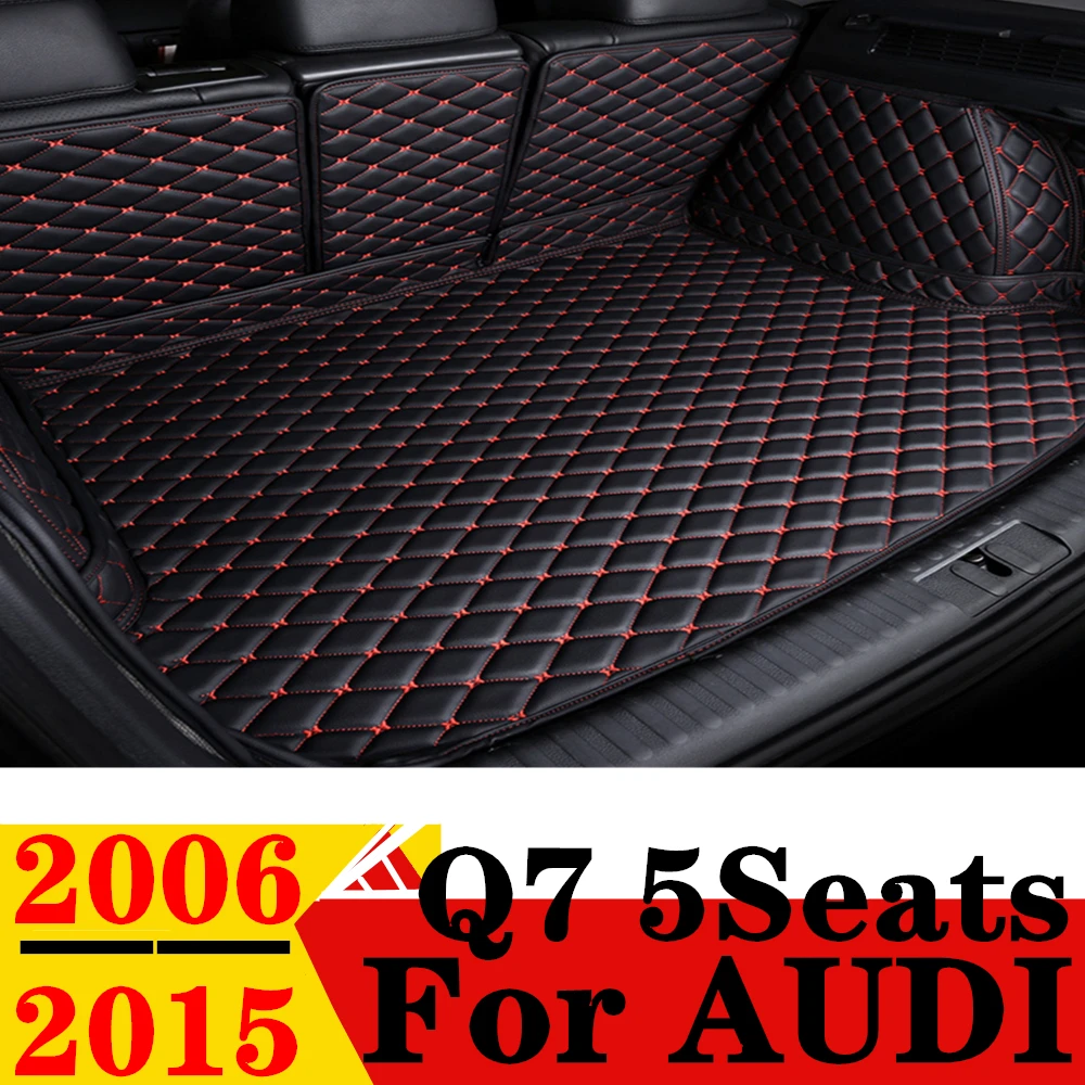 

Car Trunk Mat For AUDI Q7 5Seats 2015 2014 2013 2012 2011 2010 2009 2008 2007 2006 Rear Cargo Cover Carpet Liner Tail Boot Pad