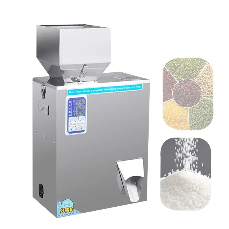 For Automatic Weighing Granular Powder Filling Machine Tea Seed Salt Rice Weighing Filling Machine