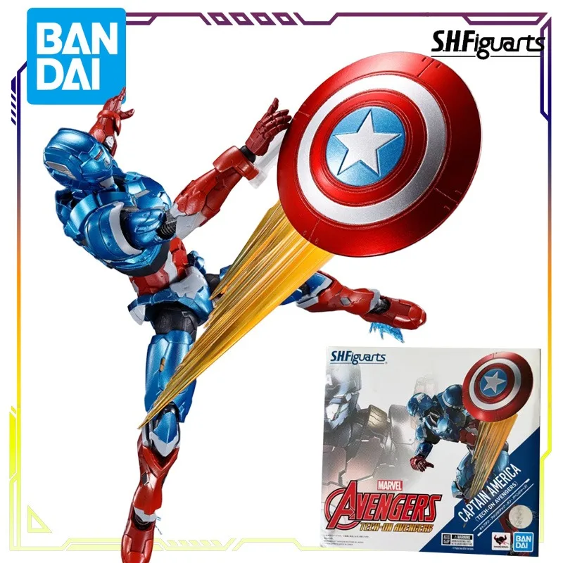 반다이 오리지널 모바일 어벤져스 S.H. Figuarts 모바일 어벤저 스 베놈 공생 울버린 액션 피규어 모델 장난감 소년을위한 선물