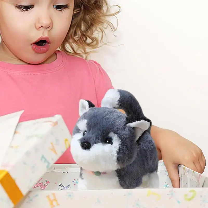 Brinquedos interativos para cães latindo, Divertidos brinquedos interativos para cães Cachorro de pelúcia Brinquedo eletrônico Mascote Falso