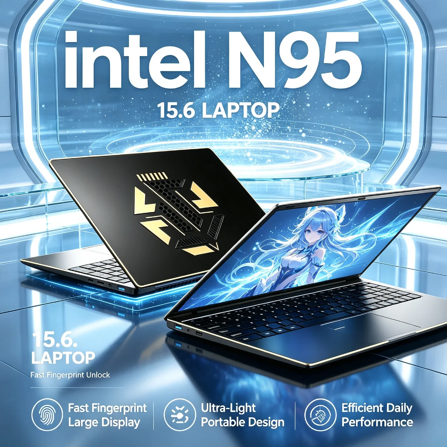 Portátil Ultra Delgado Intel N95 15.6″ 16GB 2TB