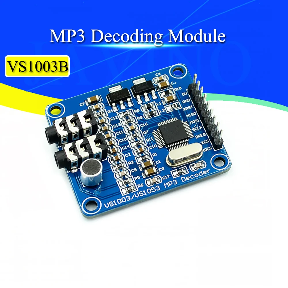 

VS1003B VS1053 MP3 Decoding Module,Microphone Head,STM32 Microcontroller Development Board Accessories