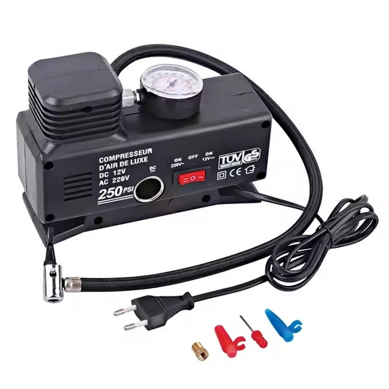 Car, Home, And Car Dual Use Inflator Pump Mini Portable Inflator Pump Rapid Inflation