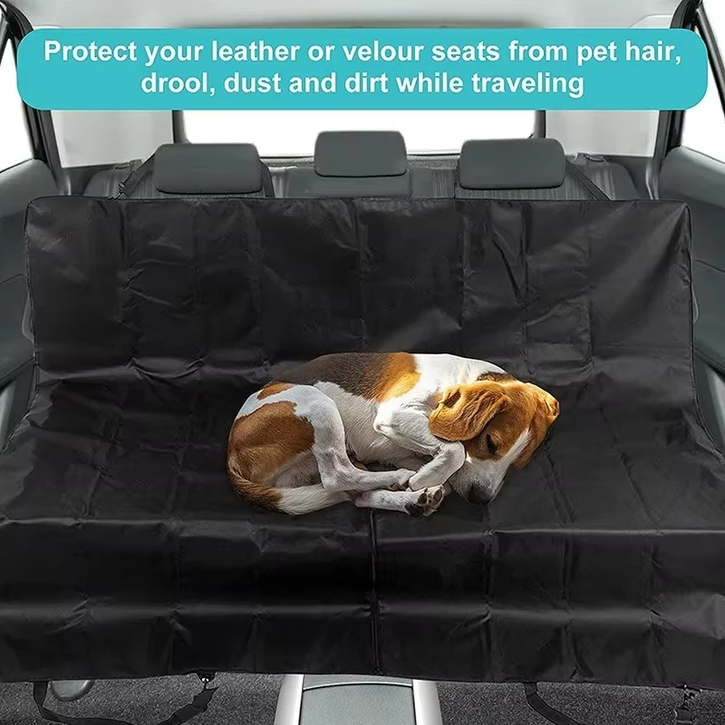 Washable Waterproof Car Pet Mat - Foldable Trunk Rear Seat Protector Pet Blanket for Easy Cleaning and Comfortable Travel Amagi