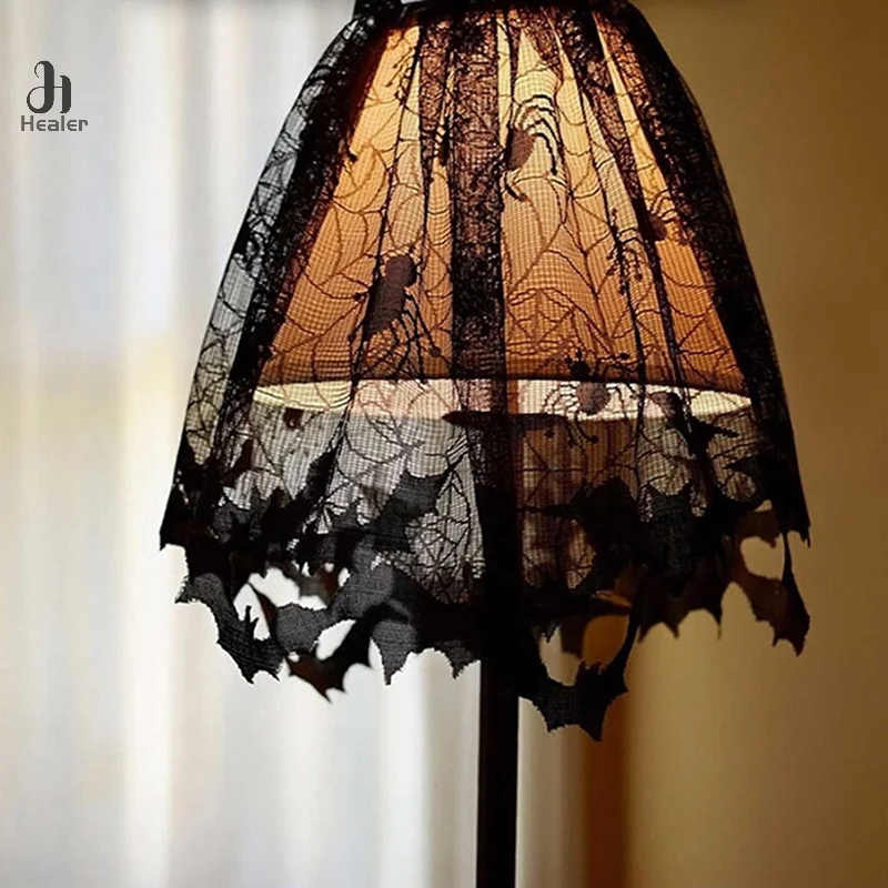 Halloween Style Halloween Lampshade Web Fabric Halloween Style Home Decoration Toy