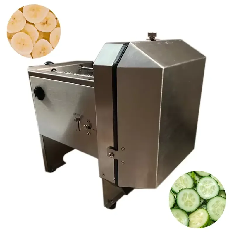 Automatic Banana Plantain Carrot Cucumber Slicer for Green Banana Chips Maker with Motor Key Parts
