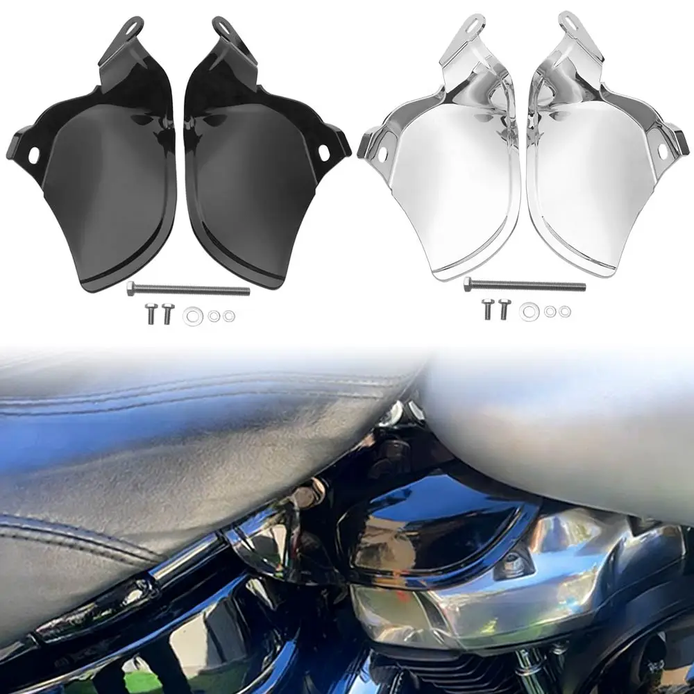 

Motorcycle Heat Deflector Shields Air Deflector Panel For Harley Softail Fat Boy Low Rider Breakout Heritage Classic 2018-2026