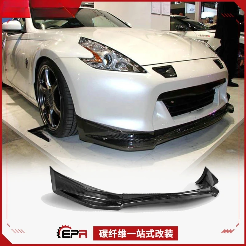 

Передняя губа из углеродного волокна для Nissan 370Z Z34 Demon MINES Style — прижимная сила