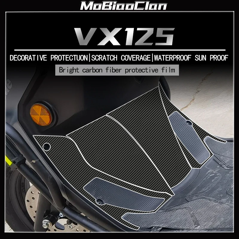 

For Haojue VX125 Motorcycle carbon fiber protection sticker Body film scratch resistant decoratin and protection accessories