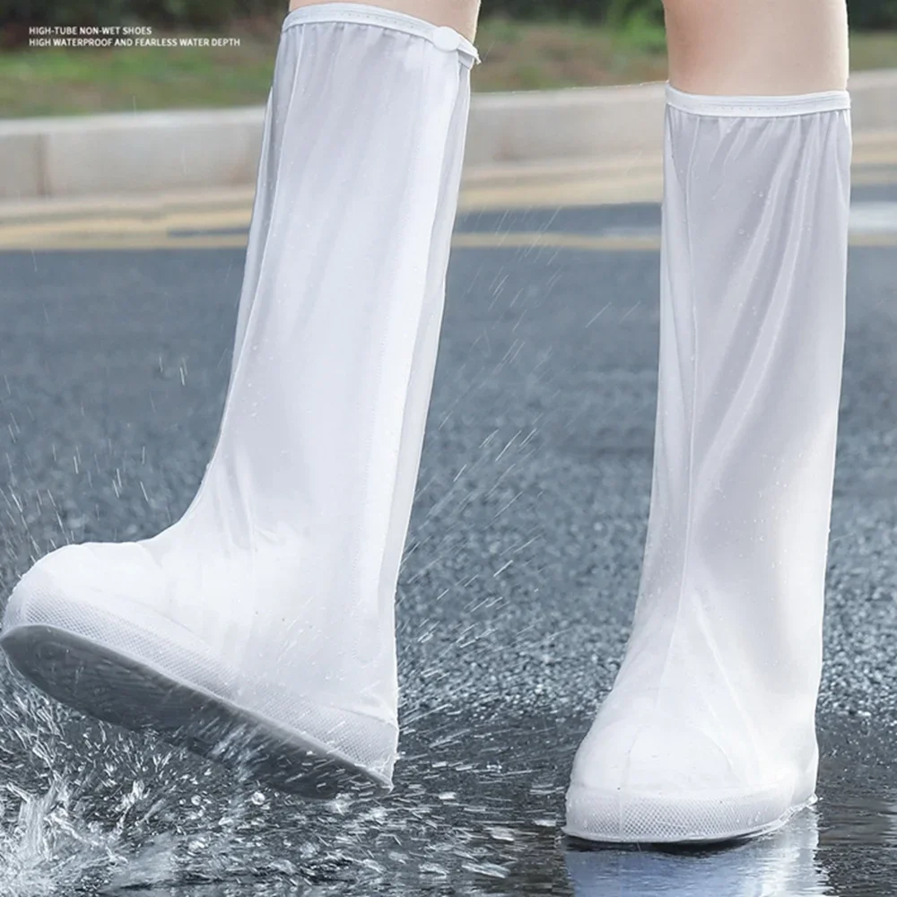 

Fashion Silicone WaterProof Rain Boots Shoe Covers Slip-resistant Rubber Rain Boot Overshoes Non-slip Fishing Shoes for Men