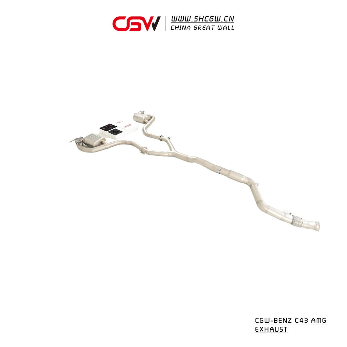CGW High Performance Exhaust Vlavetronic Remote Control Catback System Pipes for  C43 2024
