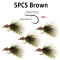 5PCS Brown
