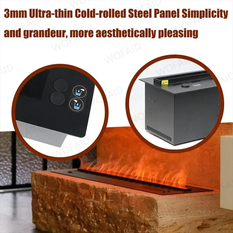 2025 New Model Electric Fireplace, Advanced Water Mist Tech Fire Place for Wall, Most Realistic Flame, Limited Offer, Shop Now!