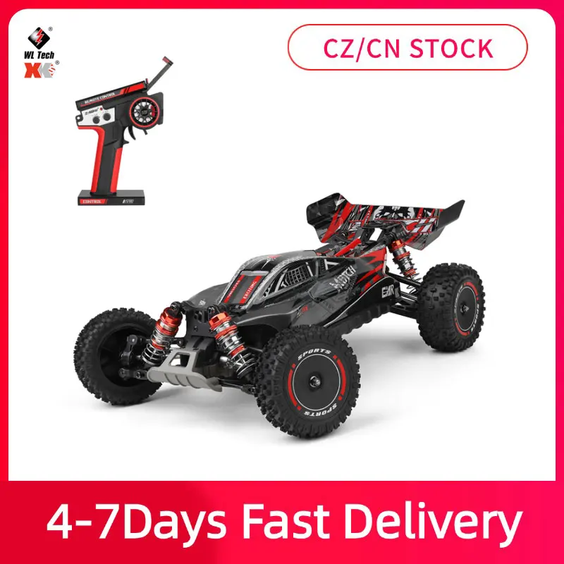 WLtoys 124010 Remote Control Car 1/12 2.4GHz 55KM/H High Speed Off Road Car 4WD Vehicle Gifts for Kids Adults