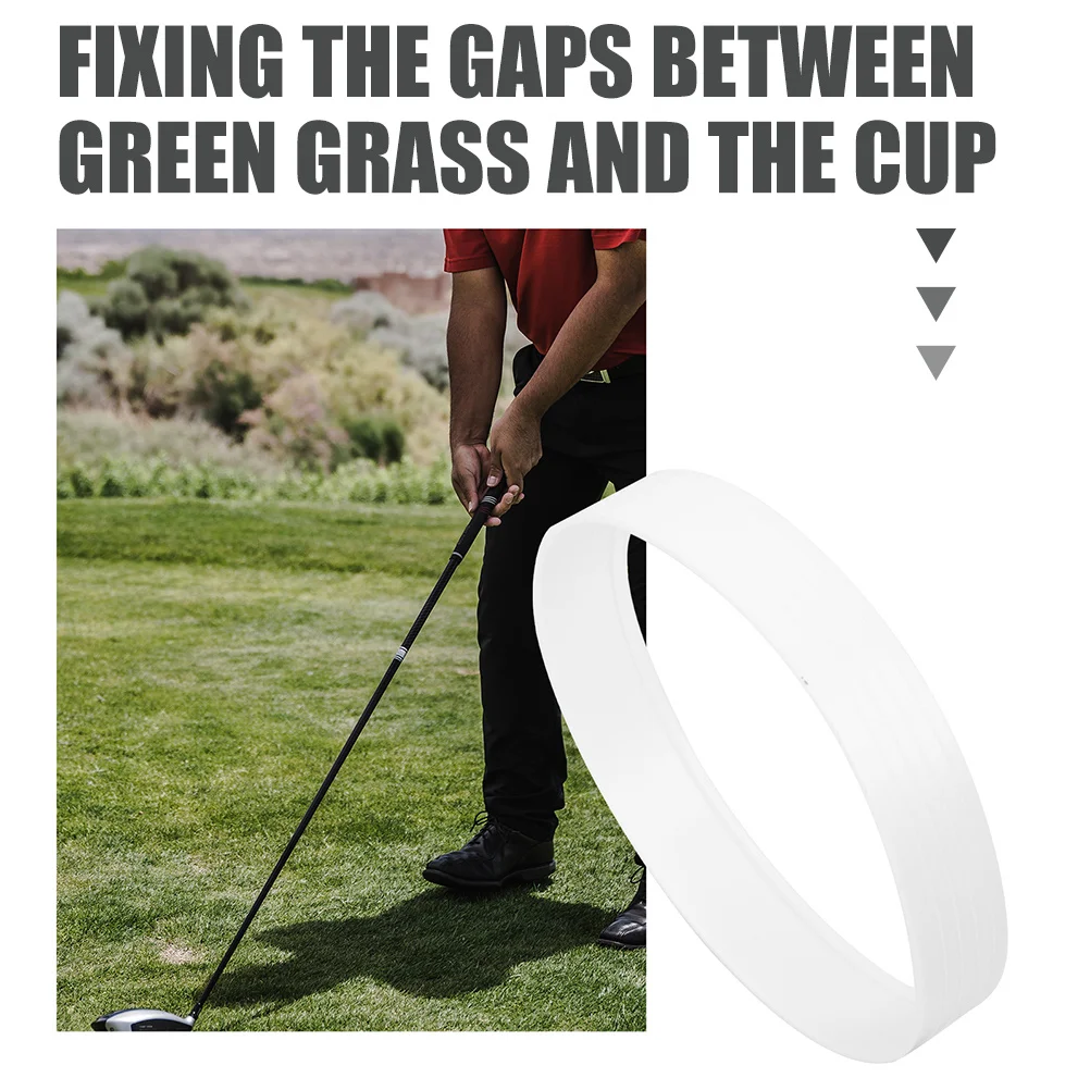 

4Pcs Portable Golf Training Tool Thickened Putting Cup Ring Sturdy Wear-Resistant Practice Accessory for Indoor