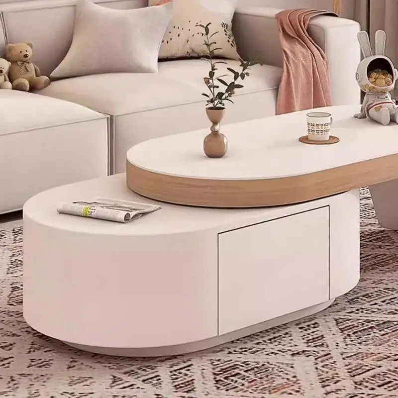 

Table Coffee Room Simple Living With Drawers Trendy Oval Luxury Style Coffee Table Modular French Coffee Table Home Furniture